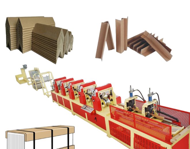 L profile paper edge protector production line-SANPPL-120D